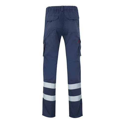 VL DIONYSUS. Multi-pocket stretch trousers (240g/m²), in cotton (46%), EME (38%) and polyester (16%)