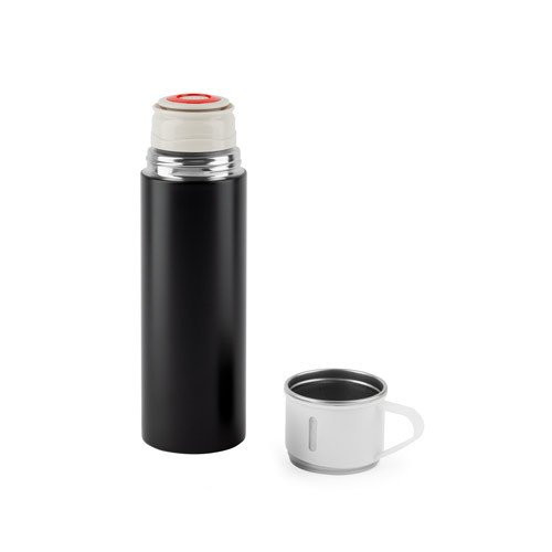 COMANECI. Double-walled stainless steel bottle (90% recycled) with matte finish 490 mL
