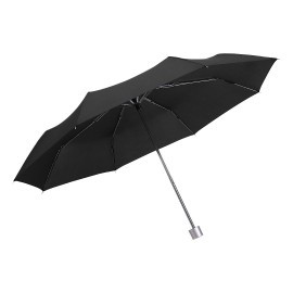 SUPER MINI, foldable umbrella, manual opening, black