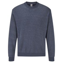 Fruit of the Loom, CLASSIC SET IN SWEAT, klasični duks, retro melirana teget