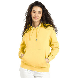 ABSOLUT HOODY, organic cotton hooded sweatshirt, 280 g/m2, light yellow