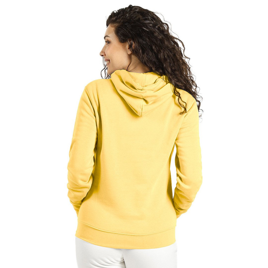 ABSOLUT HOODY, organic cotton hooded sweatshirt, 280 g/m2, light yellow