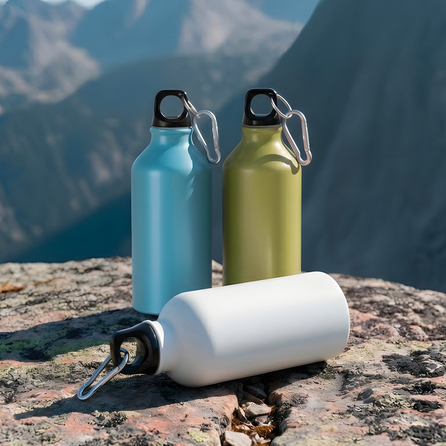 CAMPUS MAT, sportska boca, 400 ml, maslinasta