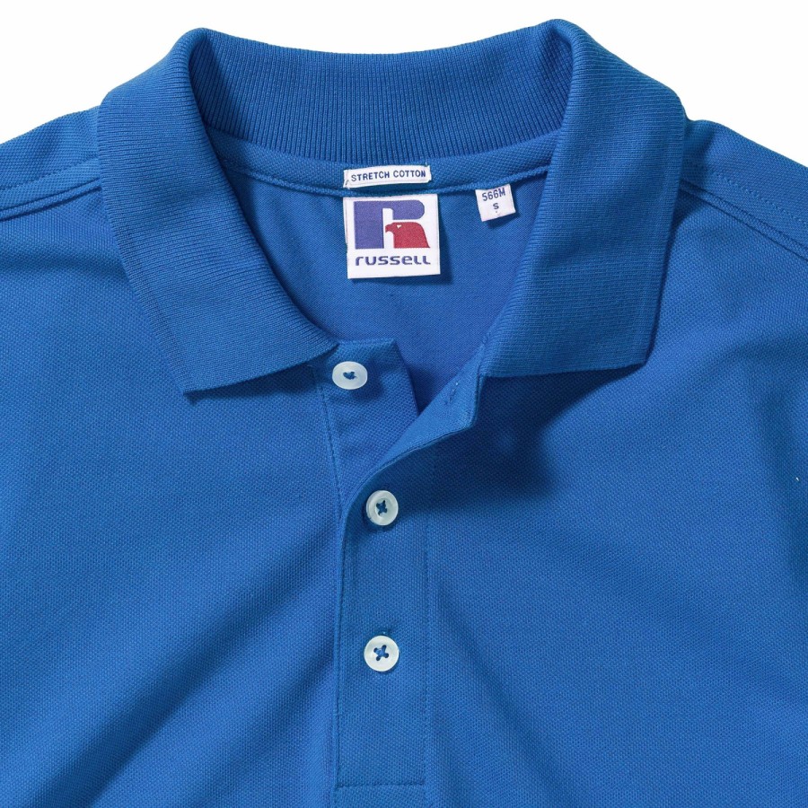 RUSSELL men's STRETCH POLO