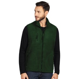 POLARIS VEST, prsluk od brušenog flisa, zeleni