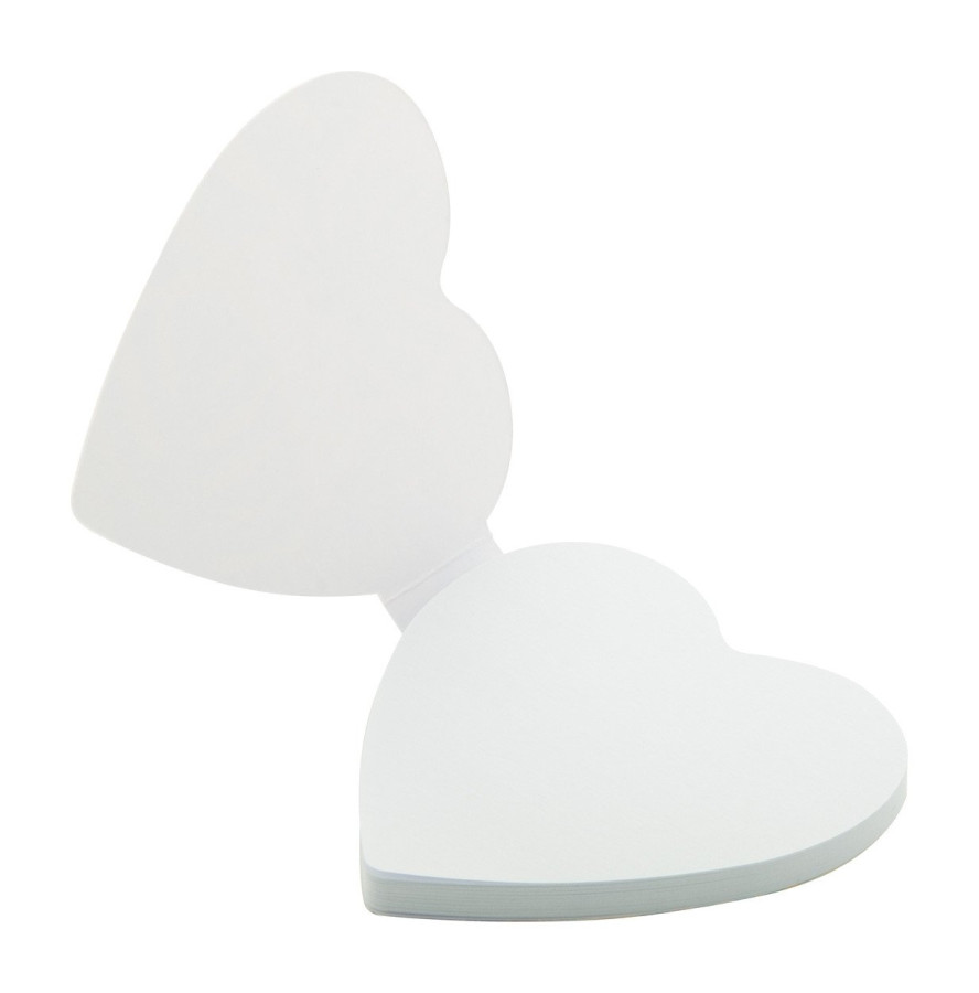 CreaStick Heart custom sticky notepad