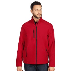 SKIPPER, unisex softshell jacket, red