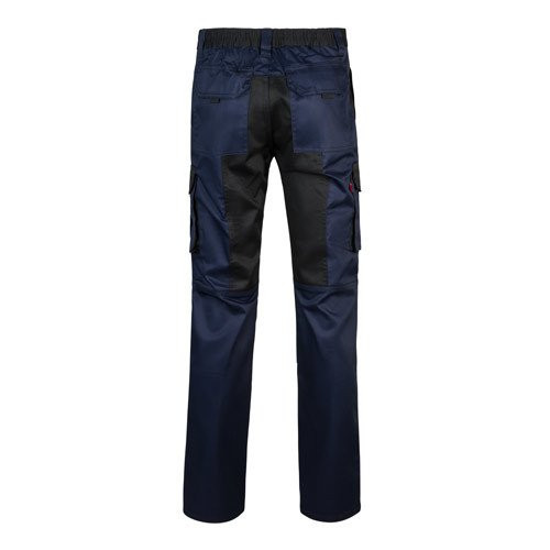 VL NJORD. Two-tone multi-pocket twill trousers (240 g/m²), in cotton (35%) and polyester (65%)