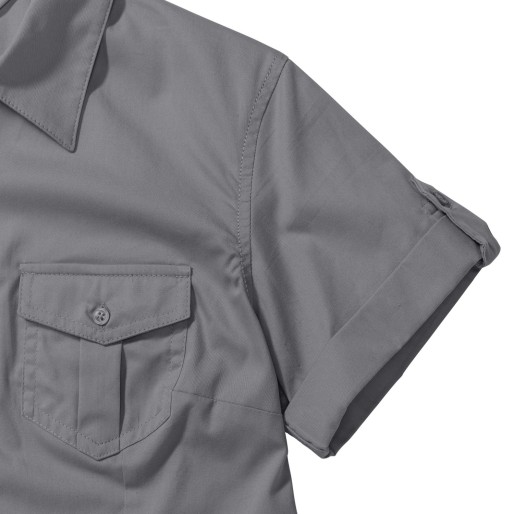 RUSSELL women's shirt with sleeves rolled up ROLL SLEEVE TWILL