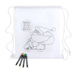 Kertran colouring drawstring bag