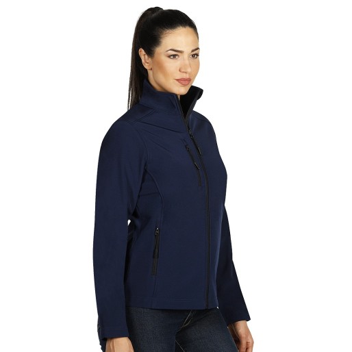SKIPPER WOMEN, women's softshell jacket, blue