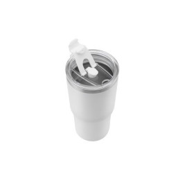 JOYNER M. Kompaktna putna šolja od nerđajućeg čelika (91% reciklirana) sa vakum izolovanim dvostrukim zidom i mat završnom obradom 600 mL