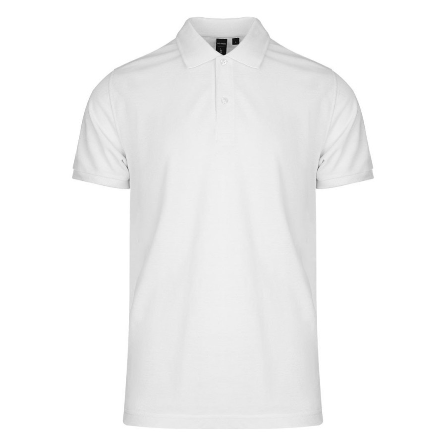 GO GREEN, polo majica, 180 g/m2, bela