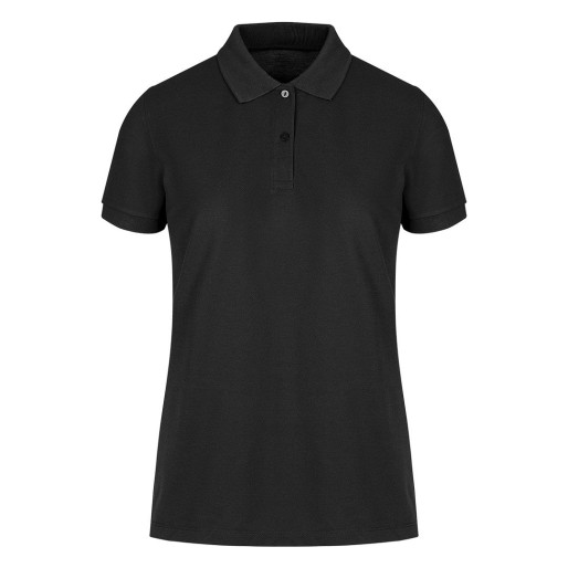 GO GREEN LADY, ženska polo majica, 180 g/m2, crna