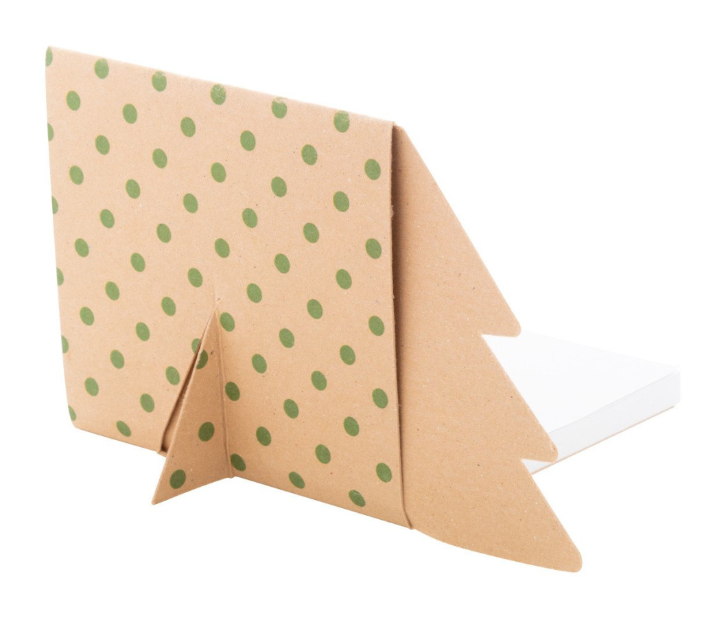 CreaStick Xmas Eco custom sticky notepad, Christmas tree