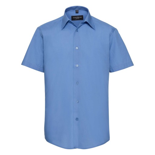 RUSSELL men's SS Pl-Ct Tail Pop Shirt