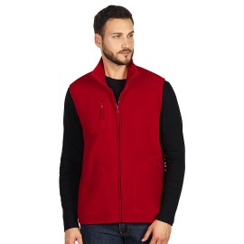 POLARIS VEST, prsluk od brušenog flisa, crveni
