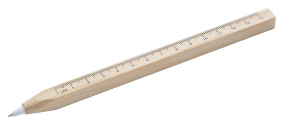 Burnham ballpoint pen with ruler
