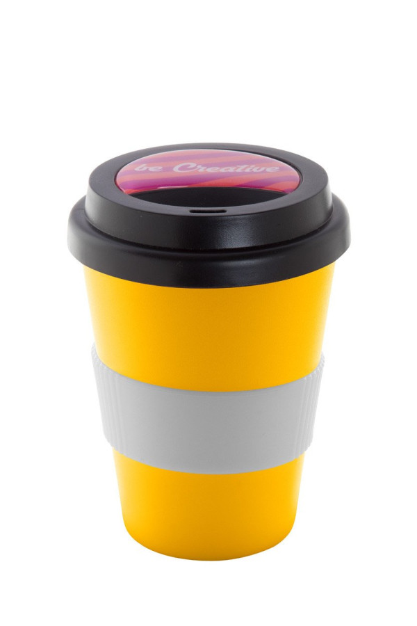 CreaCup Mini termo šolja po želji kupca , silikonski prsten