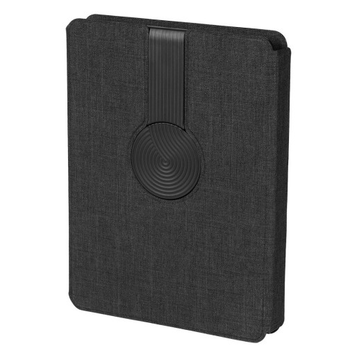 MAGNOTE 3IN1, portfolio case with a5 notebook, power bank 5.000 mah, wireless charger for three devices and magnet, black