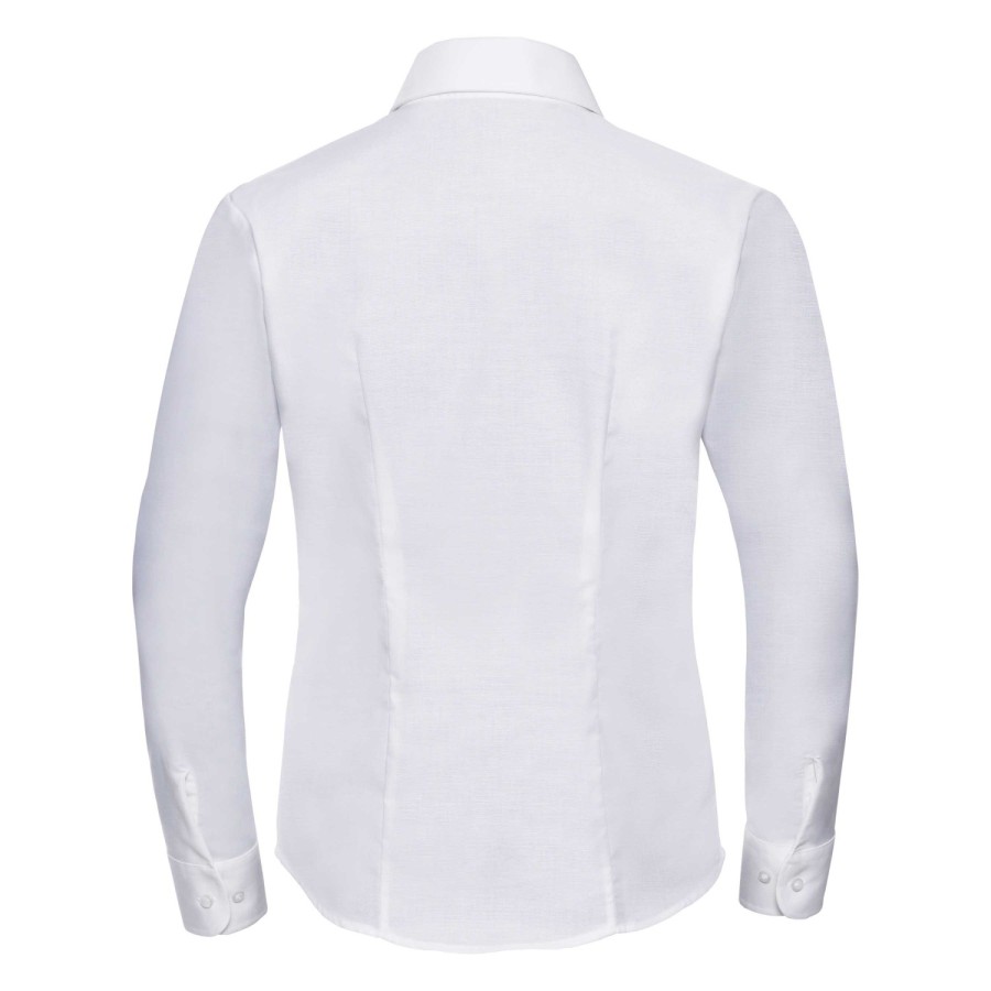 RUSSELL EASY CARE OXFORD Women's Long Sleeve Shirt