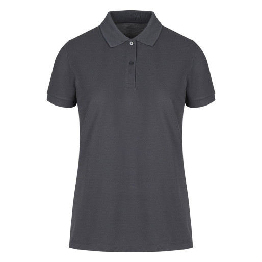 GO GREEN LADY, women's polo shirt, 180 g/m2, dark gray