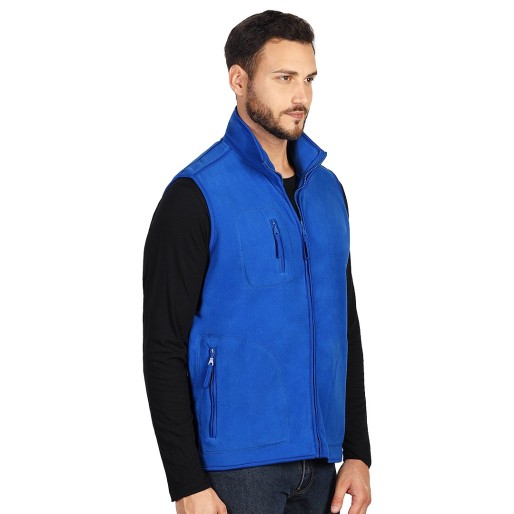 POLARIS VEST, prsluk od brušenog flisa, rojal plavi