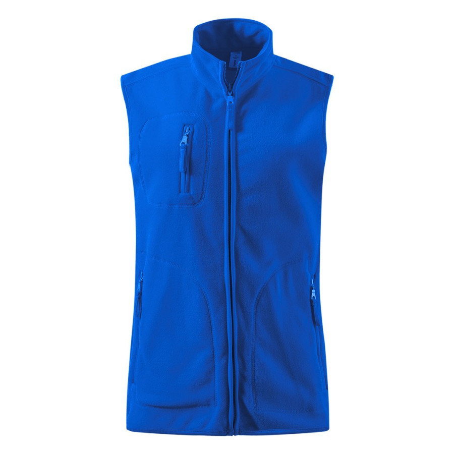POLARIS VEST, prsluk od brušenog flisa, rojal plavi