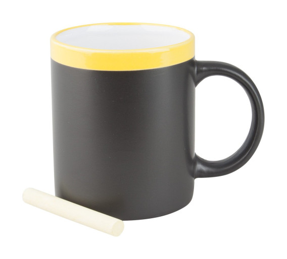 Colorful chalk mug