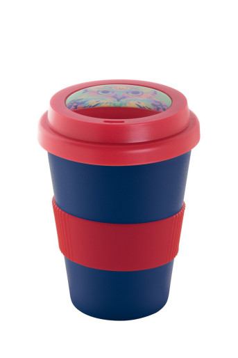 CreaCup Mini termo šolja po želji kupca , silikonski prsten