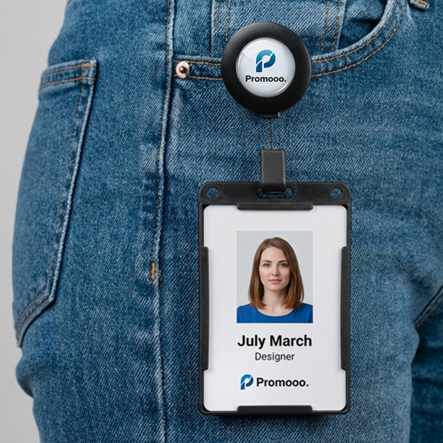 ACCESS, plastični držač za identifikacionu karticu, crni