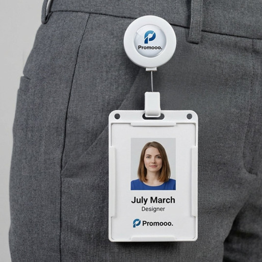 ACCESS, plastični držač za identifikacionu karticu, beli