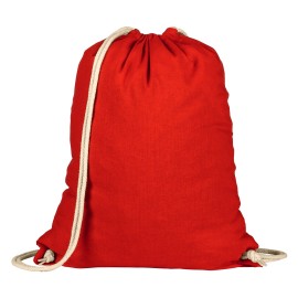 MELON COLOR 140, cotton backpack, 140 g/m2, red