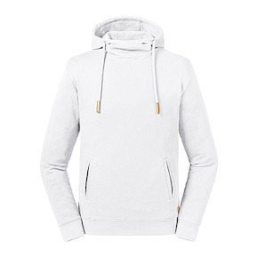 Russell,Pure Organic High Collar Hooded Sweat