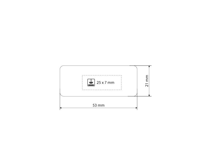 IMEMORY, USB Flash Memory, 4GB, White