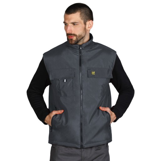 TEN VEST, unisex bodywarmer, dark gray