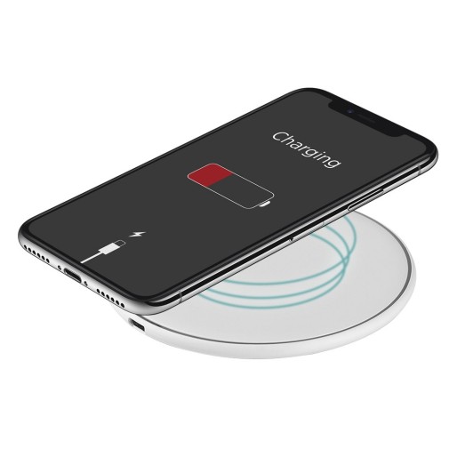 PAD, bežični punjač za mobilne telefone, beli
