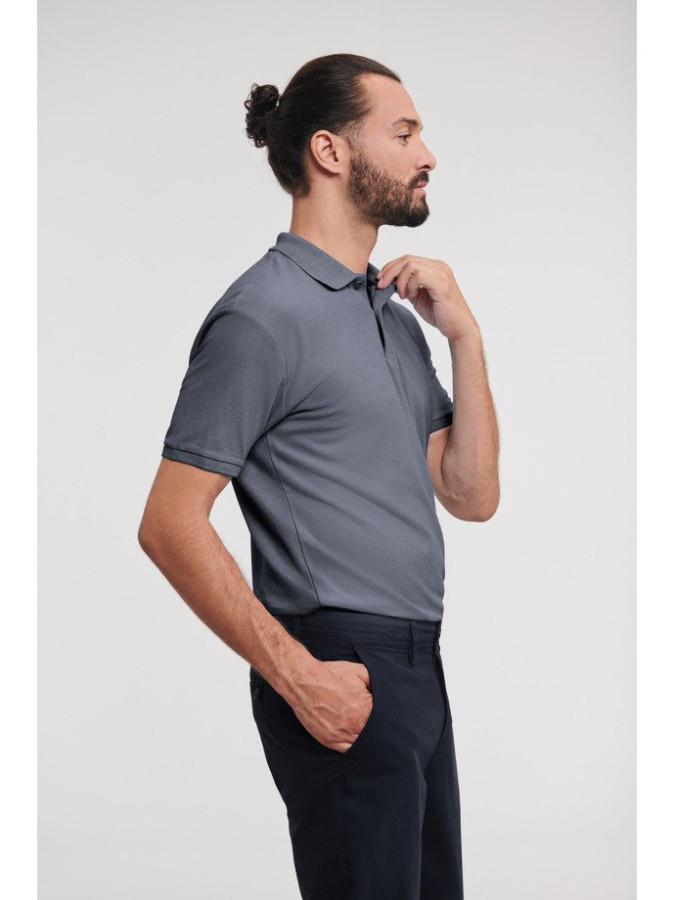Russell Authentic Eco Polo muška majica tamno siva XS