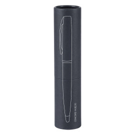 CONCORD, metal ball pen in a paper tube, black