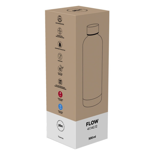 FLOW, termos, 500 ml, sivi