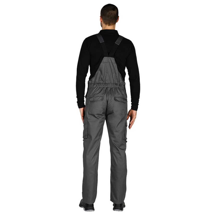 CRAFT BIB PANTS, working bib pants  dark gray