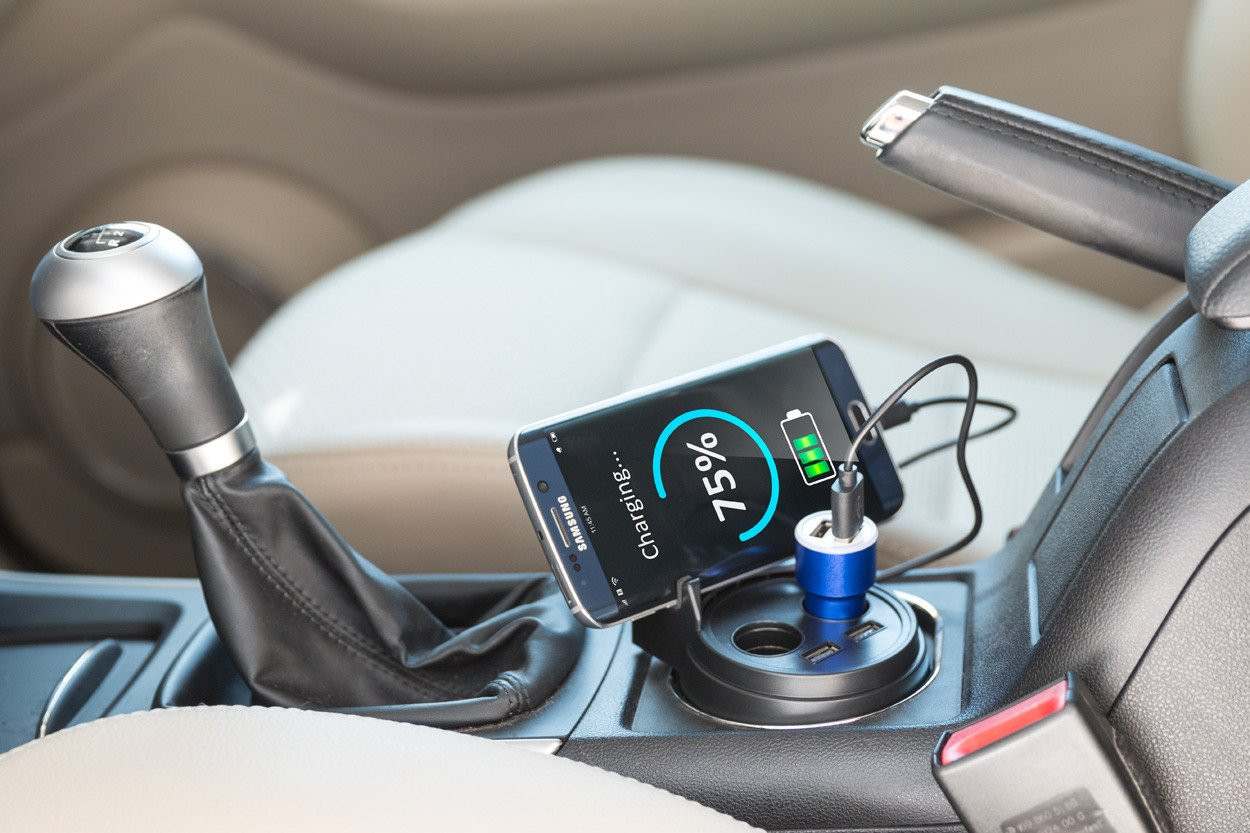 Kerub auto punjač i držač za mobilini telefon