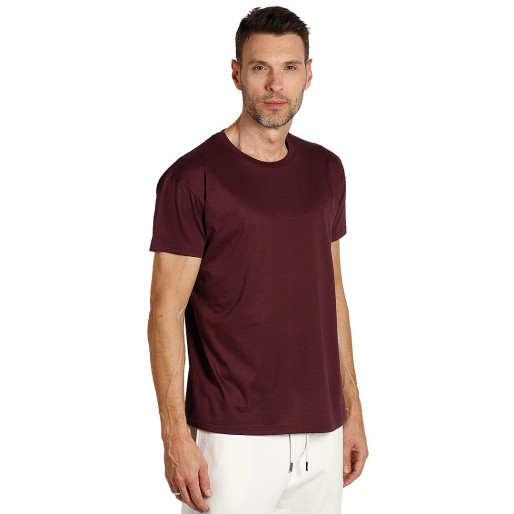 TERRA MEN, majica od organskog pamuka, 150g/m2, tamno ljubičasta