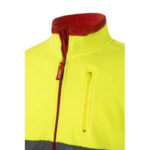 VL EROS LARGE. Two-tone fleece jacket (280g/m²), in polyester (100%)