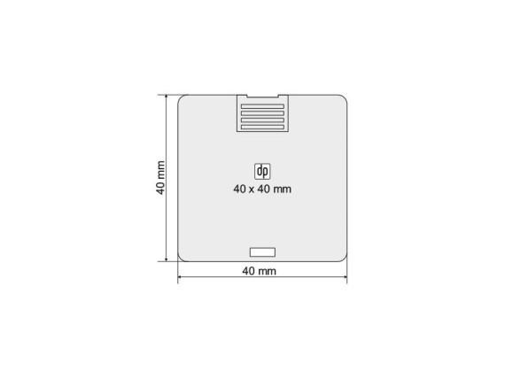QUBE CARD, USB Flash memorija, 4GB, bela