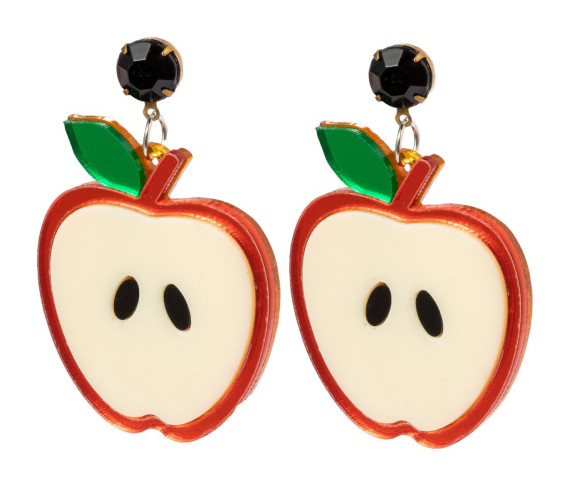 Kely earrings, pitaya