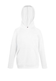 Fruit of the Loom, Kids Lightweight Hooded Sweat, hooded sweatshirt, white, 9-11
