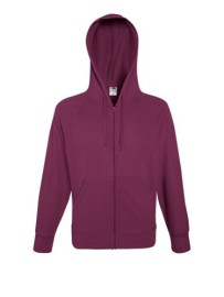 Fruit of the Loom, Lightweight Hooded Sweat Jacket, hooded sweatshirt, burgundy, 2XL