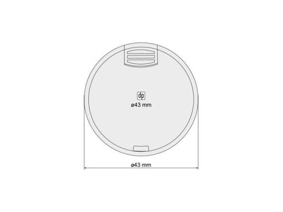 COIN CARD, USB Flash memorija, 4GB, bela