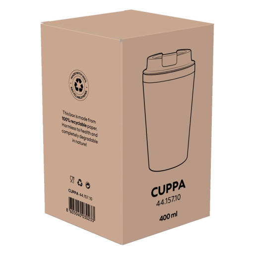 CUPPA, travel mug, 400 ml, black